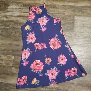 Floral halter dress
